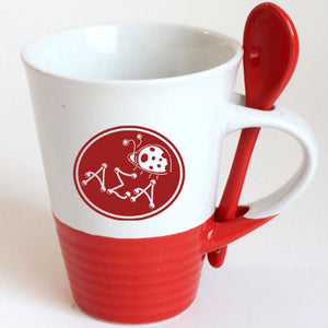 Alpha Sigma Alpha Sorority Coffee Mug with Spoon - 6150