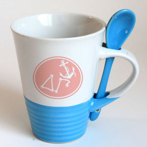 Delta Gamma Sorority Coffee Mug with Spoon - 6150