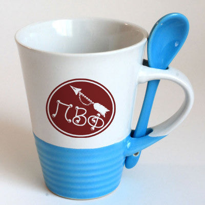 Pi Beta Phi Sorority Coffee Mug with Spoon - 6150