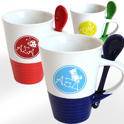 Sorority Coffee Mug with Spoon - 6150