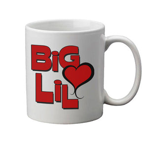 Big Loves Lil Sorority Coffee Mug - Red and Black - SM11 - SUB