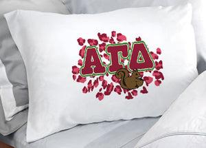 Alpha Gamma Delta Cheetah Print Pillowcase - SGPC