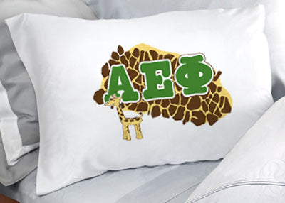Alpha Epsilon Phi Cheetah Print Pillowcase - SGPC