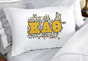 Kappa Alpha Theta Cheetah Print Pillowcase - SGPC