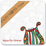 Alpha Chi Omega Sorority Sticky Notes - Alexandra Co. a1058
