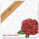 Alpha Gamma Delta Sorority Sticky Notes - Alexandra Co. a1058