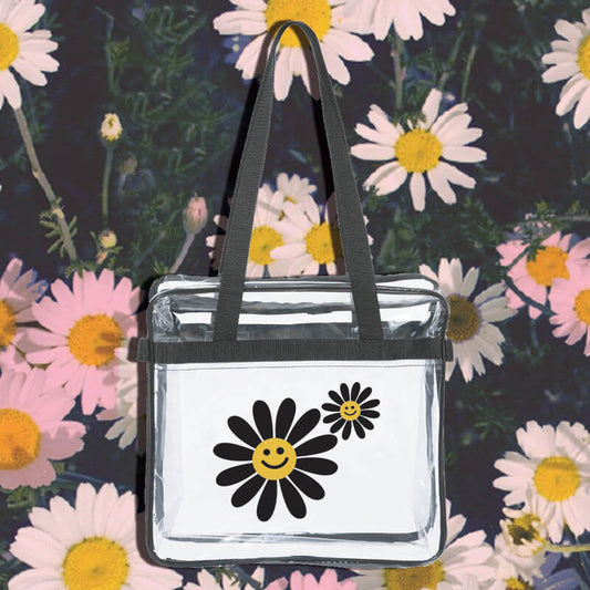 Sorority Big Little Sister Sunflower Clear Tote Bag - OAD5004/5 - CAD