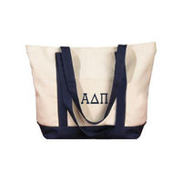 Sorority Embroidered Boat Tote - Bag Edge BE004 - EMB