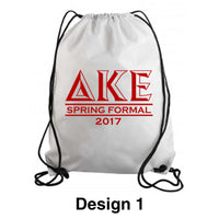 Custom Greek Formal Cinch Bag - SBL049 - SUB