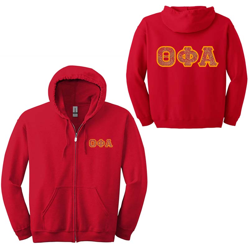 Theta Phi Alpha Sorority Full-Zip Hoodie - G186 - TWILL