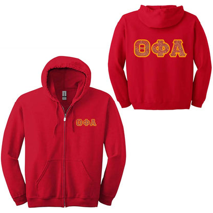 Theta Phi Alpha Sorority Full-Zip Hoodie - G186 - TWILL