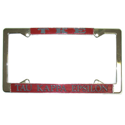 Tau Kappa Epsilon License Plate Frame - Rah Rah Co. rrc