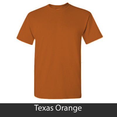 Sorority Letter T-Shirt with Glitter Options - G500 - TWILL