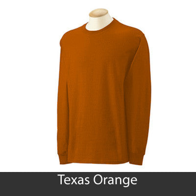 I Love Phi Sigma Sigma Printed Longsleeve - Gildan 2400 - CAD