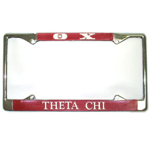 Theta Chi License Plate Frame - Rah Rah Co. rrc