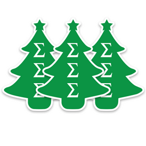 Holiday Tree Sticker, Set of 3 - DIG