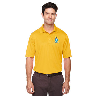 Fraternity Performance Pique Polo, Printed Greek Crest - 88181 - DIG