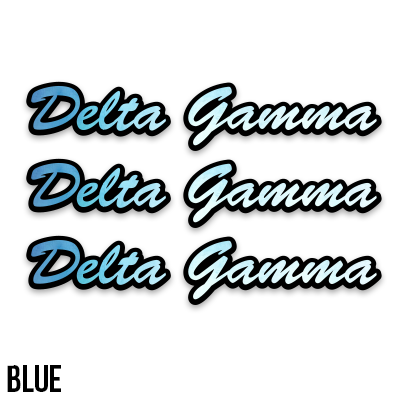 Watercolor Script Sticker, Set of 3 - DIG