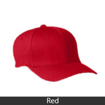 Alpha Sigma Tau Flexfit Fitted Hat, 2-Color Greek Letters - 6277 - EMB