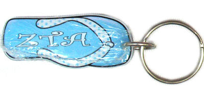 Zeta Tau Alpha Flip-Flop Keychain - Craftique FF-KC