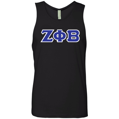 Zeta Phi Beta Sorority Tank Top - Next Level 3633 - TWILL