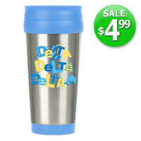 Delta Delta Delta $4.99 Travel Mug Sale - Alexandra Co. a1030
