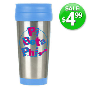 Pi Beta Phi $4.99 Travel Mug Sale - Alexandra Co. a1030
