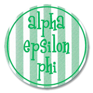 Alpha Epsilon Phi Round Bumper Sticker - Alexandra Co. a1022