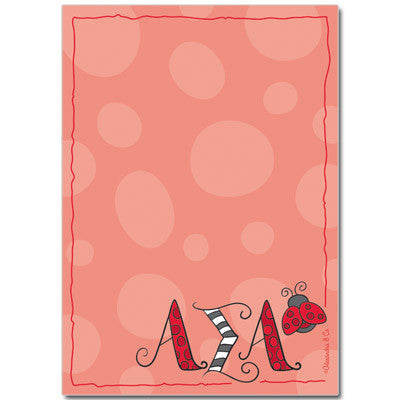 Alpha Sigma Alpha Sorority Notepad - On Sale - Alexandra Co. a1034