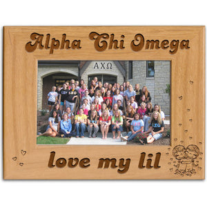 Alpha Chi Omega Love My Lil Picture Frame - PTF157 - LZR