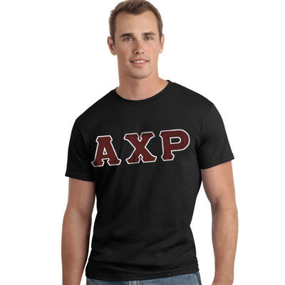 Alpha Chi Rho Letter T-Shirt Greek Clothing and Apparel – Something Greek