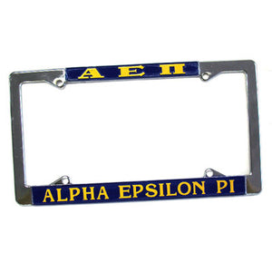 Alpha Epsilon Pi License Plate Frame - Rah Rah Co. rrc