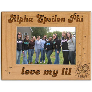 Alpha Epsilon Phi Love My Lil Picture Frame - PTF157 - LZR