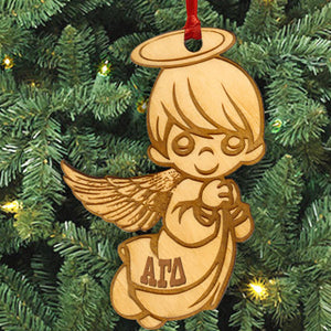 Alpha Gamma Delta Angel Ornament - LZR