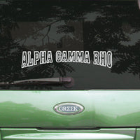 Alpha Gamma Rho Stadium Sticker - Angelus Pacific apsc