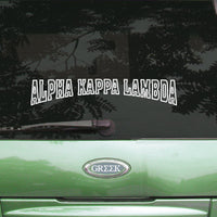 Alpha Kappa Lambda Stadium Sticker - Angelus Pacific apsc