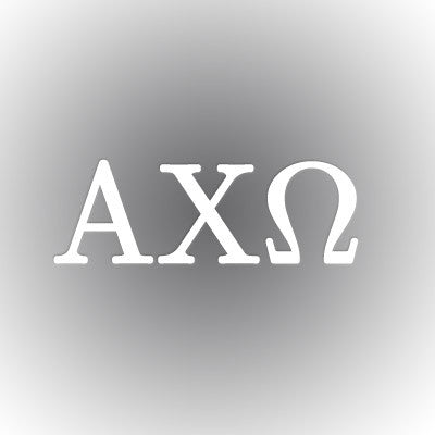 Alpha Chi Omega Car Window Sticker - compucal - CAD