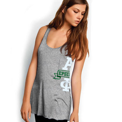 Alpha Epsilon Phi Printed Flowy Bella Tank - Bella B8800 - CAD
