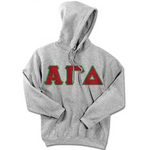 Alpha Gamma Delta Standards Hooded Sweatshirt - G185 - TWILL