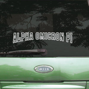 Alpha Omicron Pi Stadium Sticker - Angelus Pacific apsc