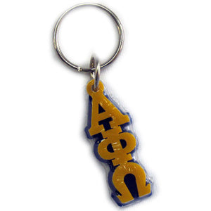 Alpha Phi Omega Letter Keychain - Craftique cqMGLA