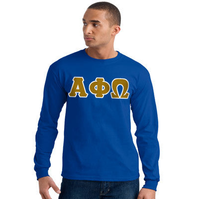 Alpha Phi Omega Long-Sleeve Shirt - G240 - TWILL