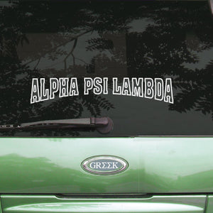 Alpha Psi Lambda Stadium Sticker - Angelus Pacific apsc