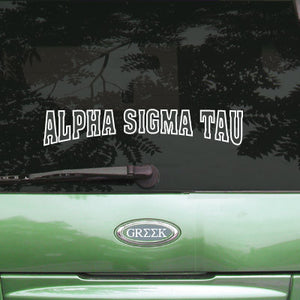 Alpha Sigma Tau Stadium Sticker - Angelus Pacific apsc