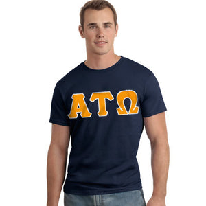 Alpha Tau Omega Letter T-Shirt - G500 - TWILL