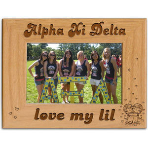 Alpha Xi Delta Love My Lil Picture Frame - PTF157 - LZR