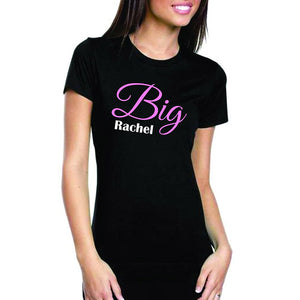 Sorority Ladies' Boyfriend Tee, Big & Name Cursive Design - 3900 - CAD