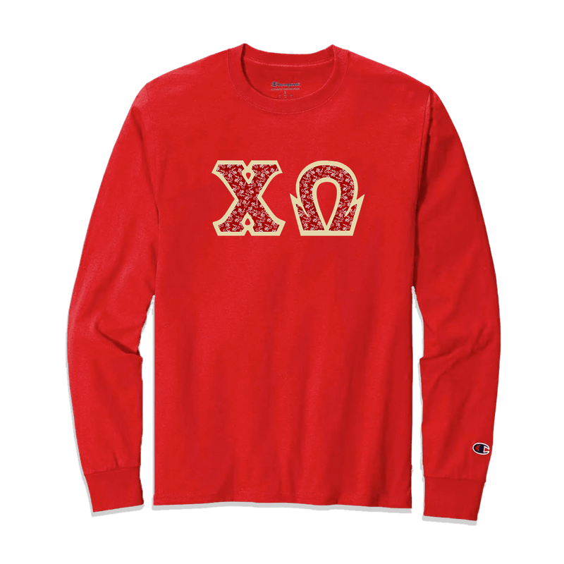 Greek Striped Tee with Twill Letters Greek Clothing and Apparel Something Greek