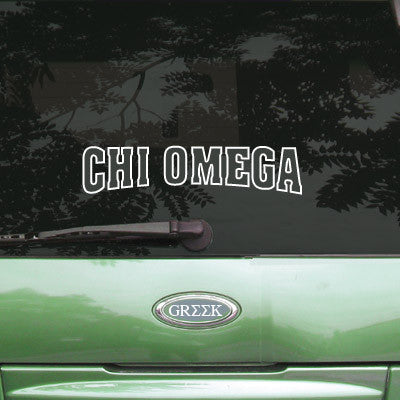 Chi Omega Stadium Sticker - Angelus Pacific apsc