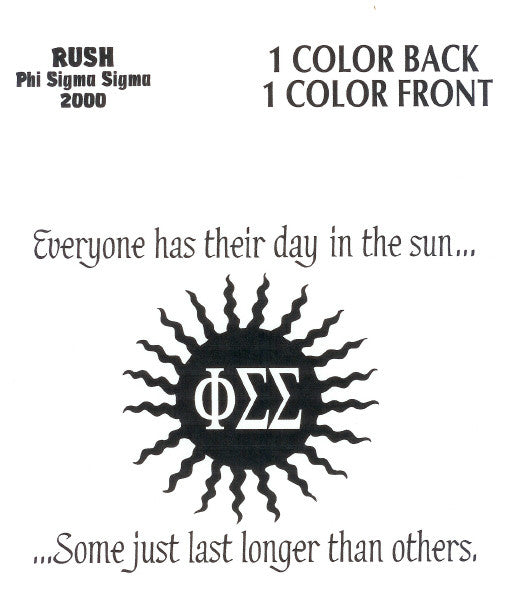 Everyone has their day in the sun